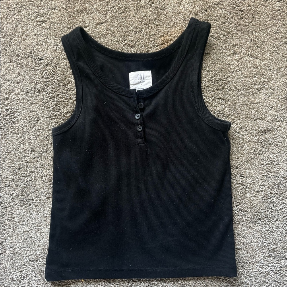 Black tank top